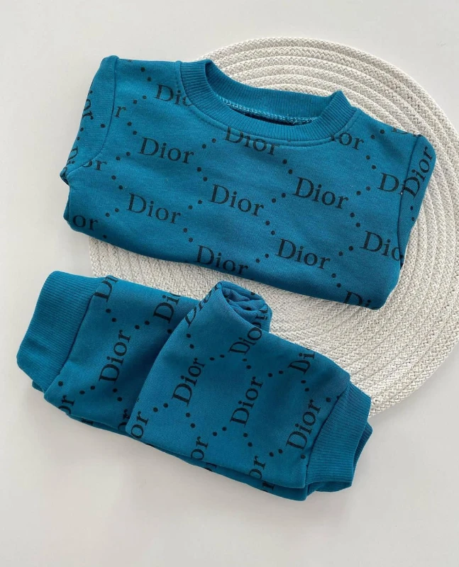 Dior Baskılı Üç İp 2'li Takım