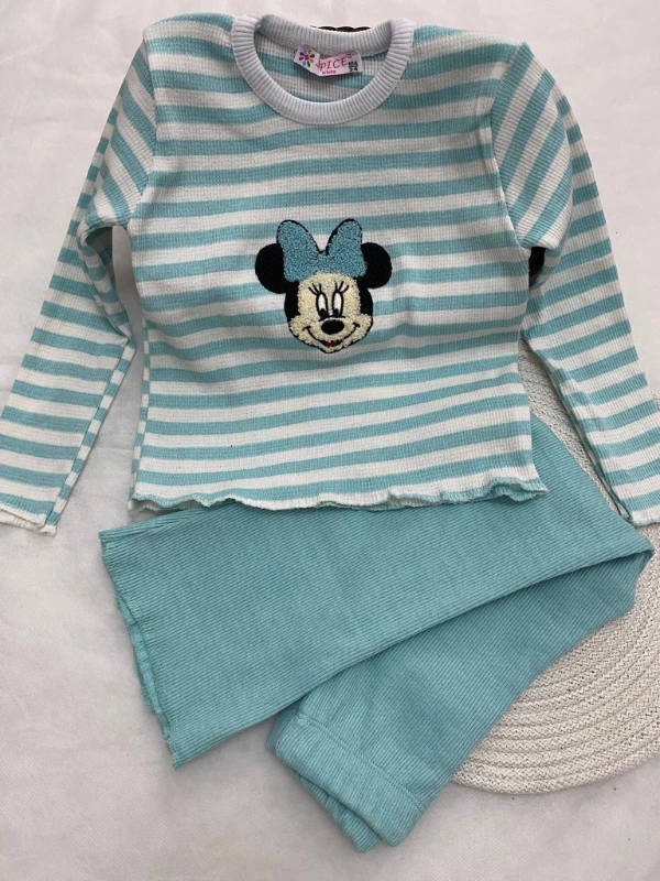 Minnie Mouse Detaylı Fitilli Takım 